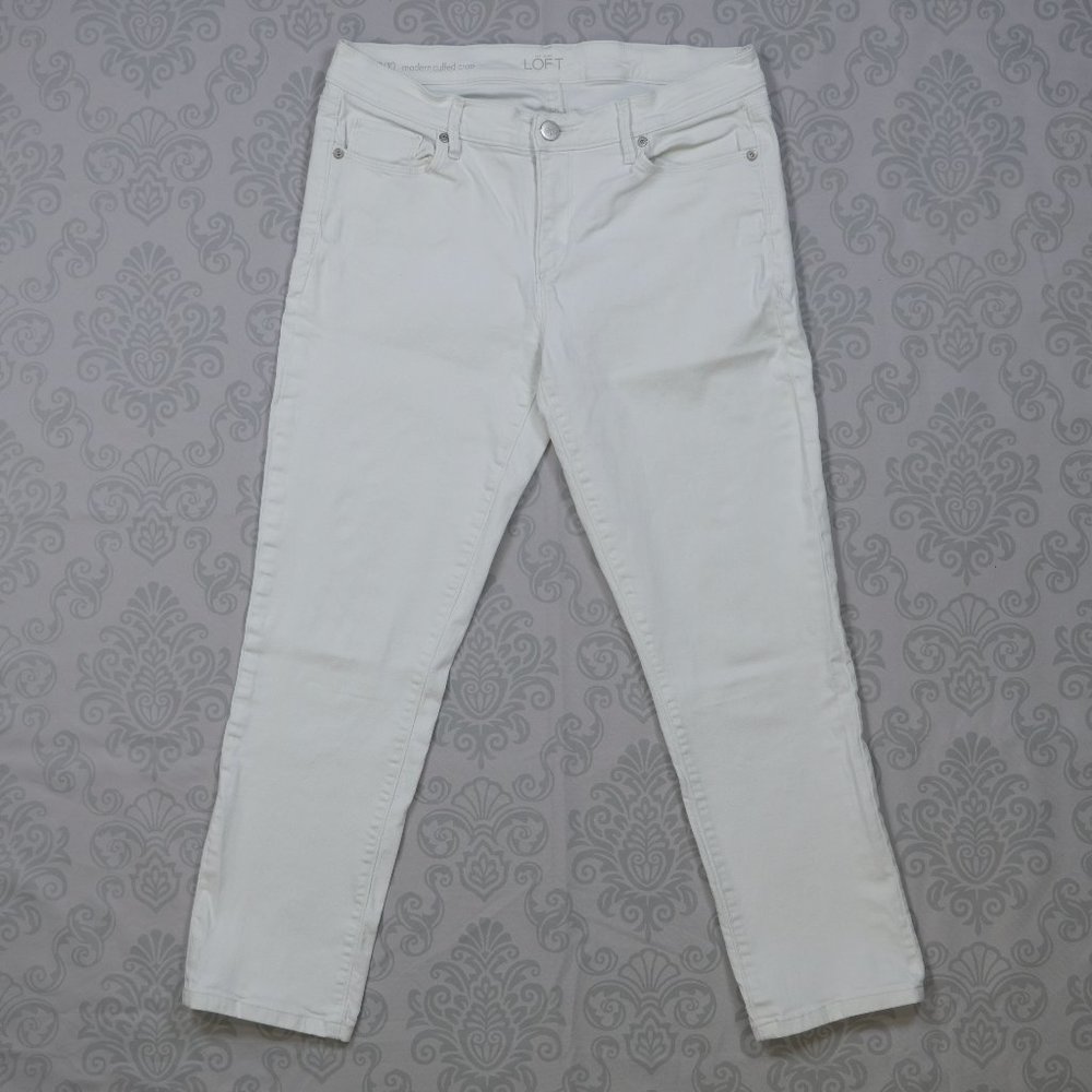 Loft Women's 'Modern Cuffed Crop' Jean Size 10